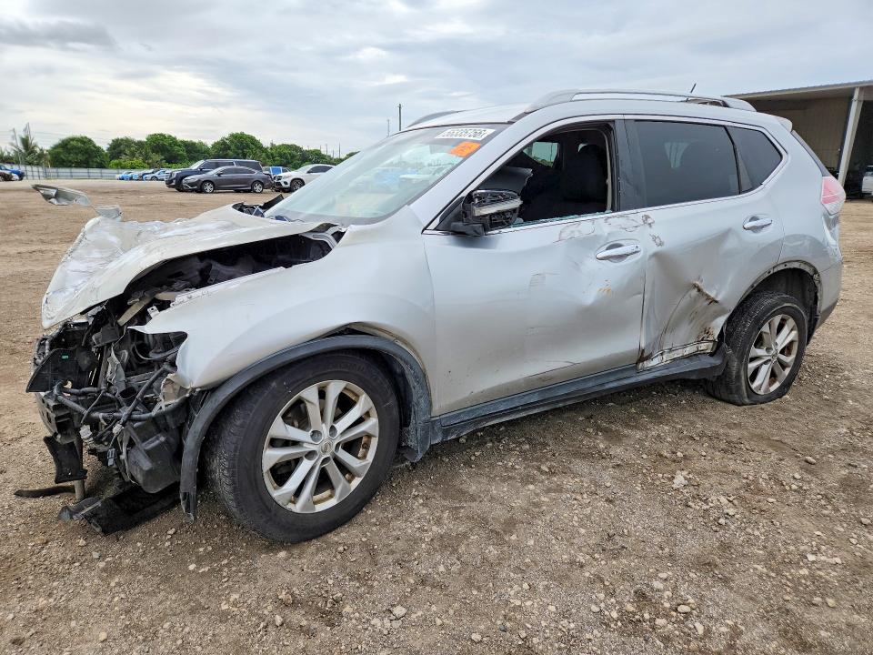 2015 Nissan Rogue მანქანა იყიდება აუქციონზე, vin: KNMAT2MT1FP527802, აუქციონის ნომერი: 56335756