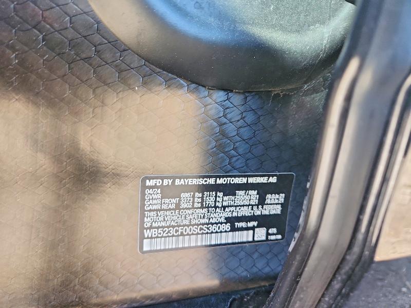 Aukcja sprzedaży 2025 Bmw Ix, vin: WB523CF00SCS36086, numer aukcji: 58357776