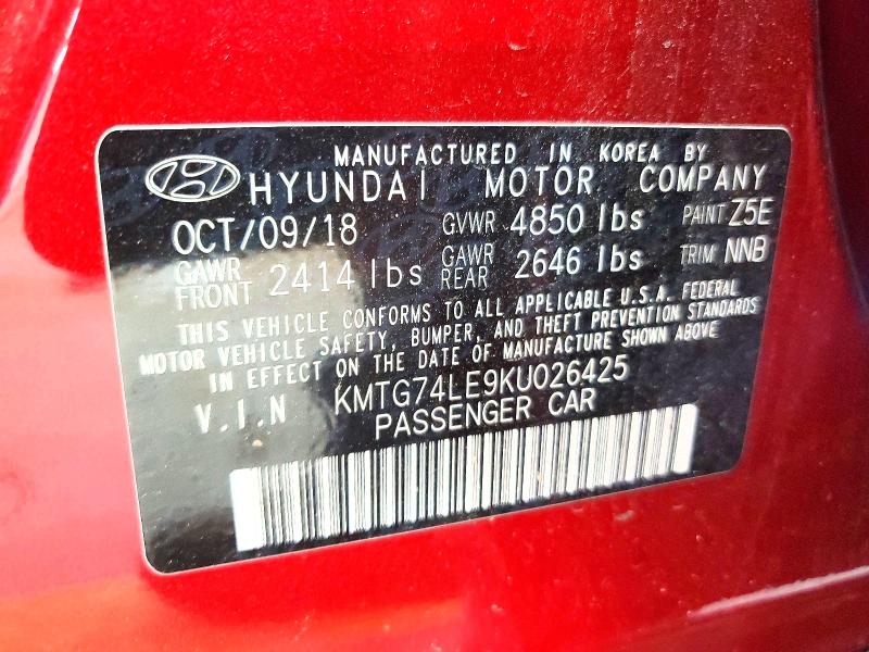 Продаж на аукціоні авто 2019 Genesis G70, vin: KMTG74LE9KU026425, номер лоту: 58705546