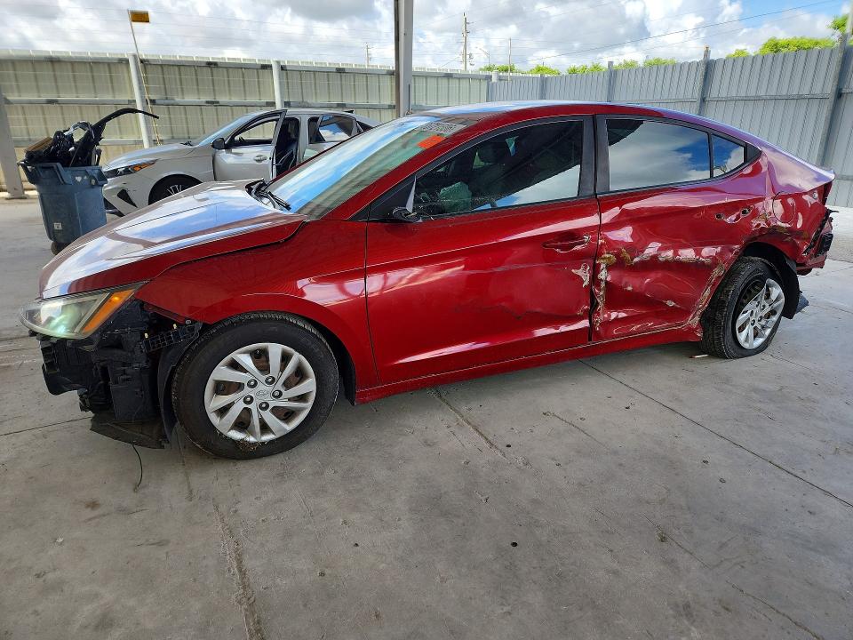Auction sale of the 2019 Hyundai Elantra, vin: KMHD74LF6KU842031, lot number: 55721506