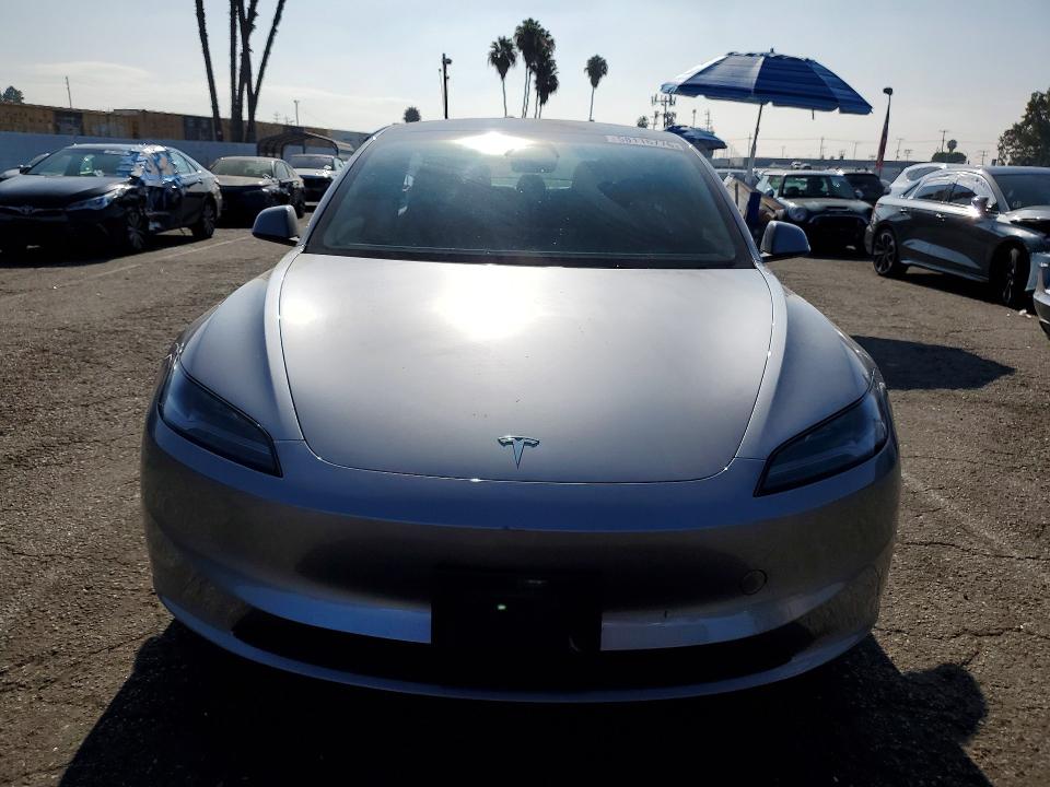 2025 Tesla Model 3 მანქანა იყიდება აუქციონზე, vin: 5YJ3E1EAXSF075590, აუქციონის ნომერი: 58116776