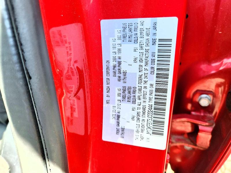56114876 :رقم المزاد ، JM1DKFB73J0332444 vin ، 2018 Mazda Cx-3 مزاد بيع