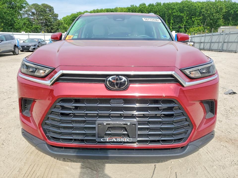 56772436 :رقم المزاد ، 5TDAAAB5XRS039057 vin ، 2024 Toyota Grand Highlander مزاد بيع