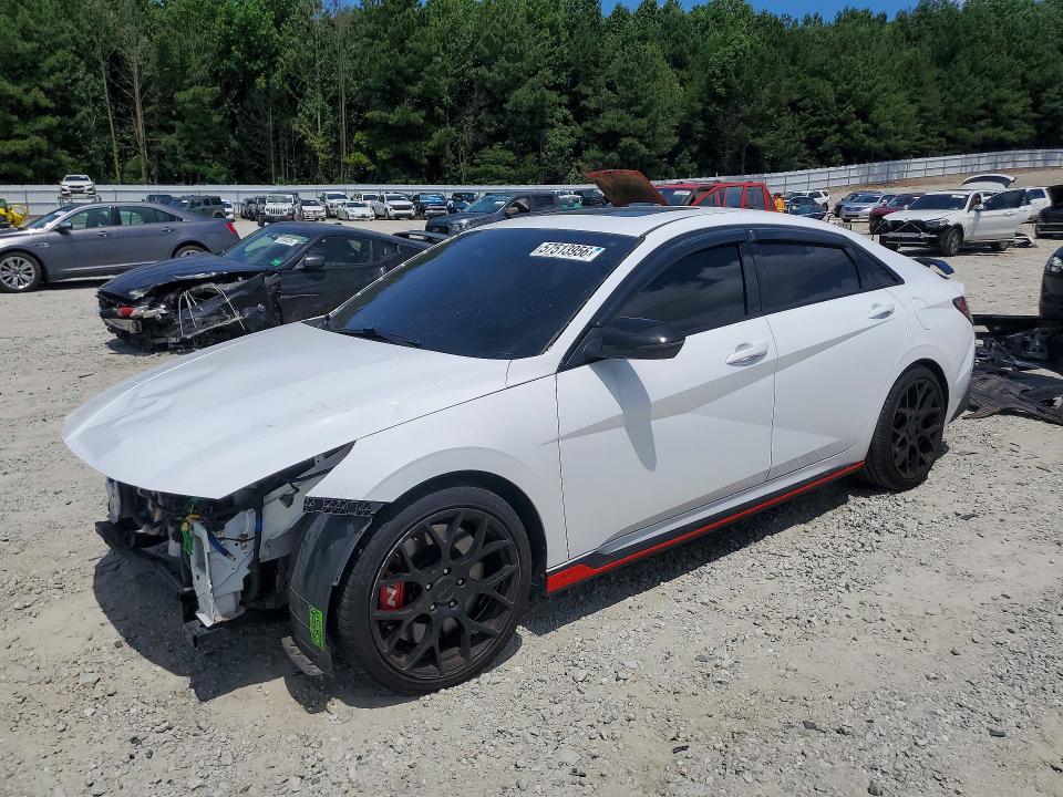57513956 :رقم المزاد ، KMHLW4AK6NU007968 vin ، 2022 Hyundai Elantra N مزاد بيع