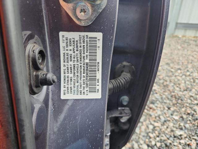 2019 Honda Civic მანქანა იყიდება აუქციონზე, vin: 19XFC2F83KE004080, აუქციონის ნომერი: 57152756