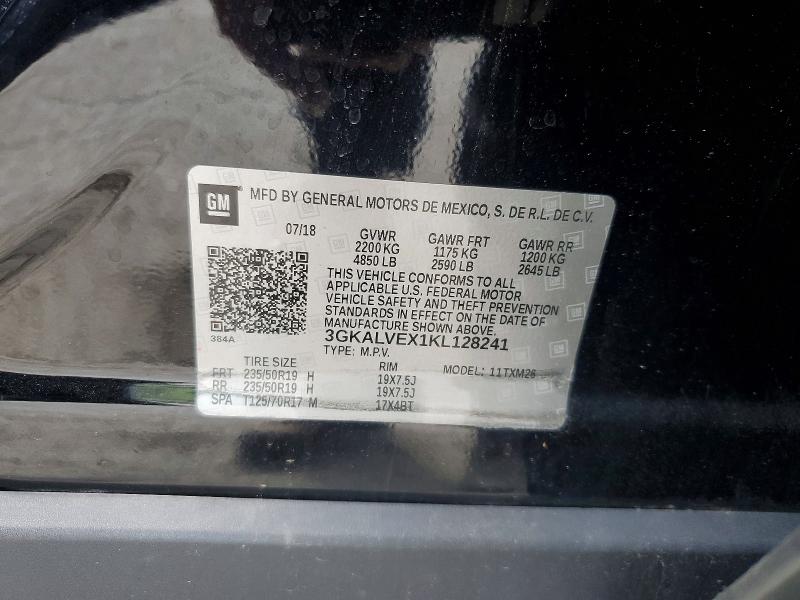 Aukcja sprzedaży 2019 Gmc Terrain, vin: 3GKALVEX1KL128241, numer aukcji: 57699626