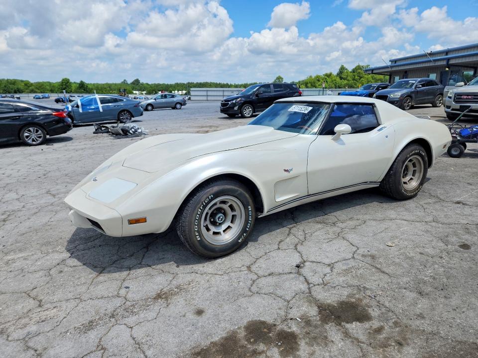 57115236 :رقم المزاد ، 1Z37L7S438496 vin ، 1977 Chevrolet Corvette مزاد بيع