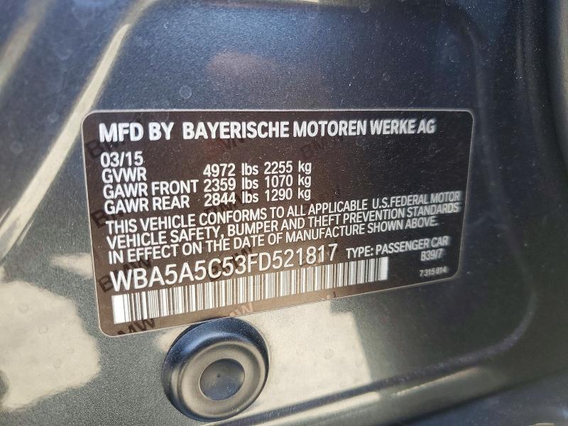 Продажа на аукционе авто 2015 Bmw 528, vin: WBA5A5C53FD521817, номер лота: 56671156