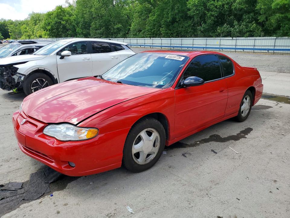 56659726 :رقم المزاد ، 2G1WX12K439272158 vin ، 2003 Chevrolet Monte Carlo مزاد بيع