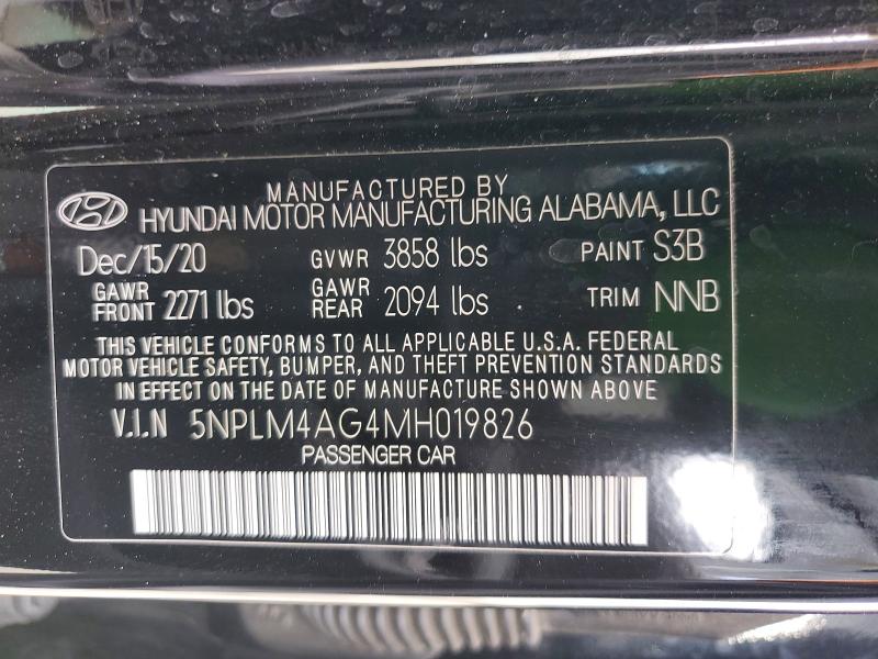 2021 Hyundai Elantra მანქანა იყიდება აუქციონზე, vin: 5NPLM4AG4MH019826, აუქციონის ნომერი: 59284046