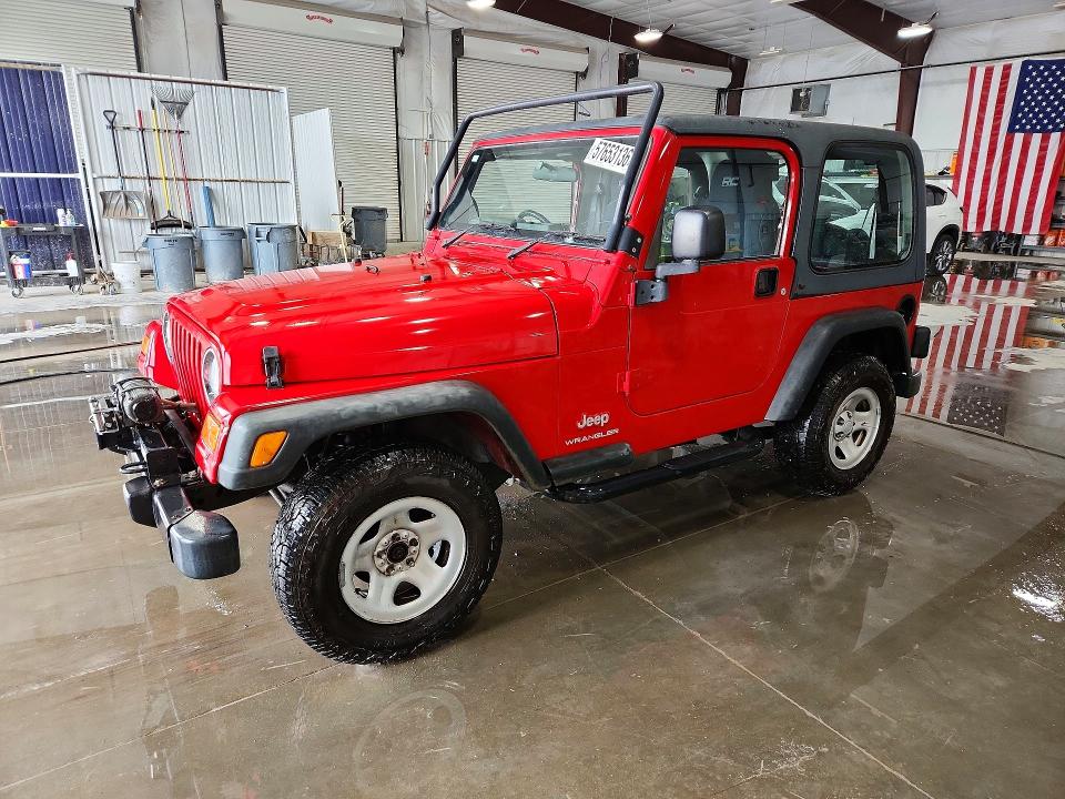 57653136 :رقم المزاد ، 1J4F449S03P336490 vin ، 2003 Jeep Wrangler / Tj مزاد بيع