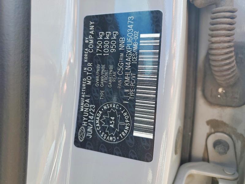 Продаж на аукціоні авто 2023 Hyundai Elantra, vin: KMHLN4AGXPU603473, номер лоту: 57330756