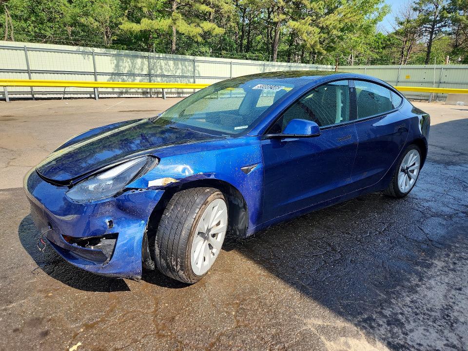 Продажа на аукционе авто 2022 Tesla Model 3, vin: 5YJ3E1EA9NF371320, номер лота: 55988246