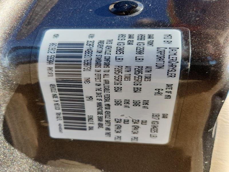 55550416 :رقم المزاد ، 3C8FY4BB31T698731 vin ، 2001 Chrysler Pt Cruiser مزاد بيع