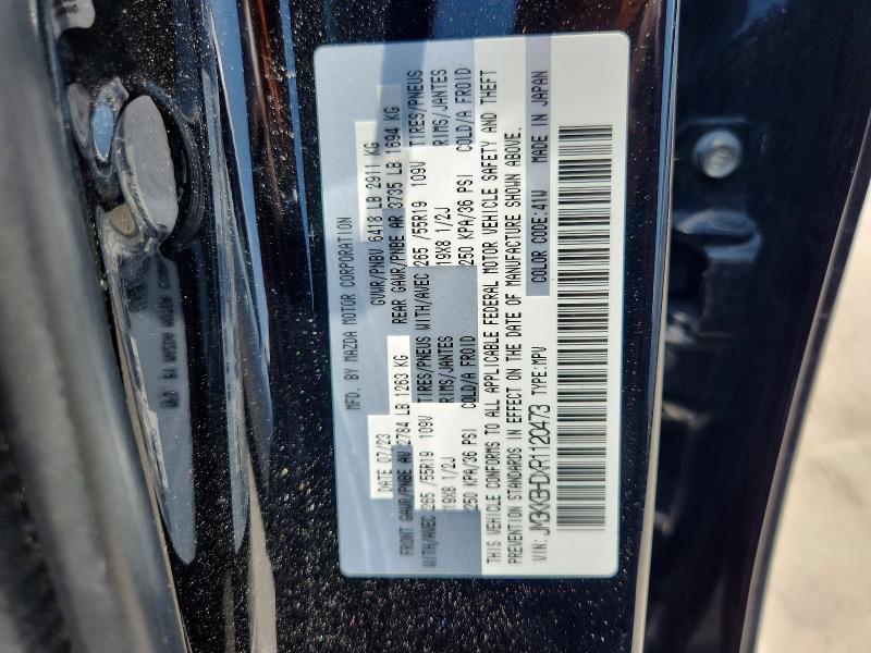 56715006 :رقم المزاد ، JM3KKBHDXR1120473 vin ، 2024 Mazda Cx-90 مزاد بيع