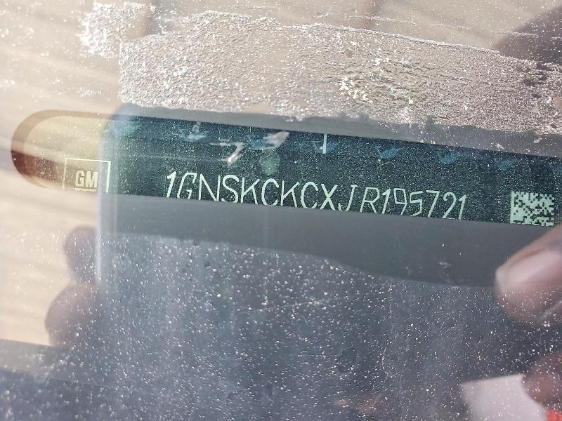 58435316 :رقم المزاد ، 1GNSKCKCXJR195721 vin ، 2018 Chevrolet Tahoe مزاد بيع