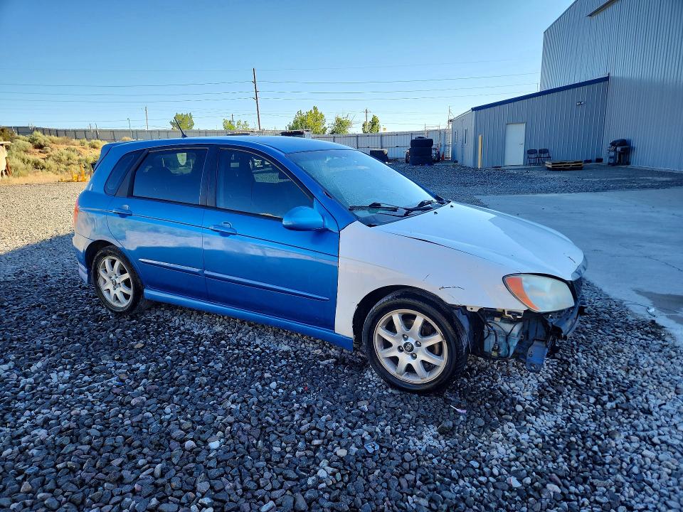 2005 Kia Spectra მანქანა იყიდება აუქციონზე, vin: KNAFE161555118313, აუქციონის ნომერი: 56185226