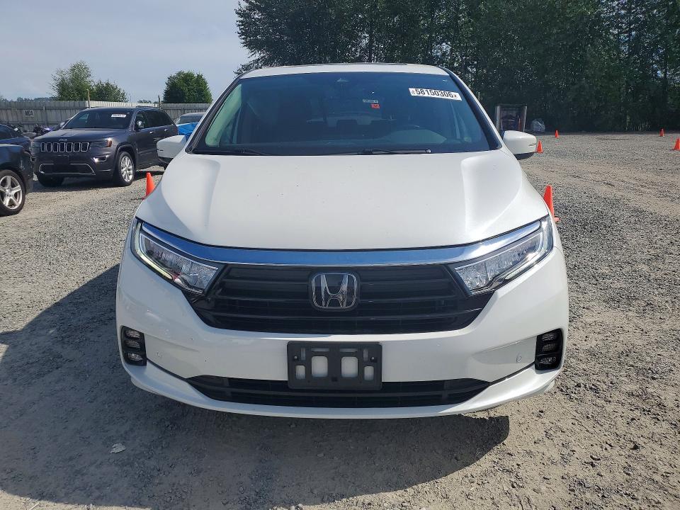 58150306 :رقم المزاد ، 5FNRL6H96NB061320 vin ، 2022 Honda Odyssey مزاد بيع