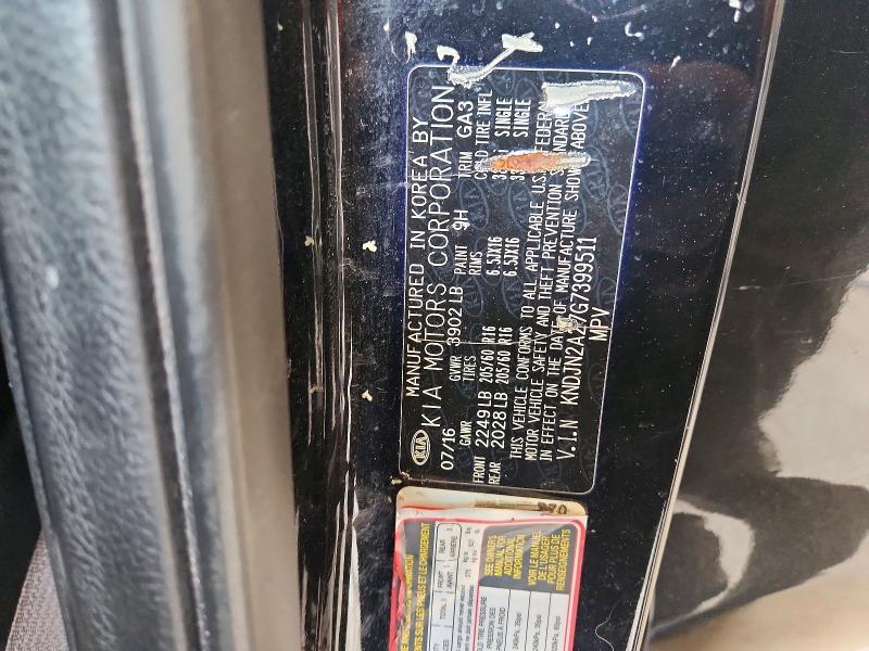 Продаж на аукціоні авто 2016 Kia Soul, vin: KNDJN2A27G7399511, номер лоту: 54546826