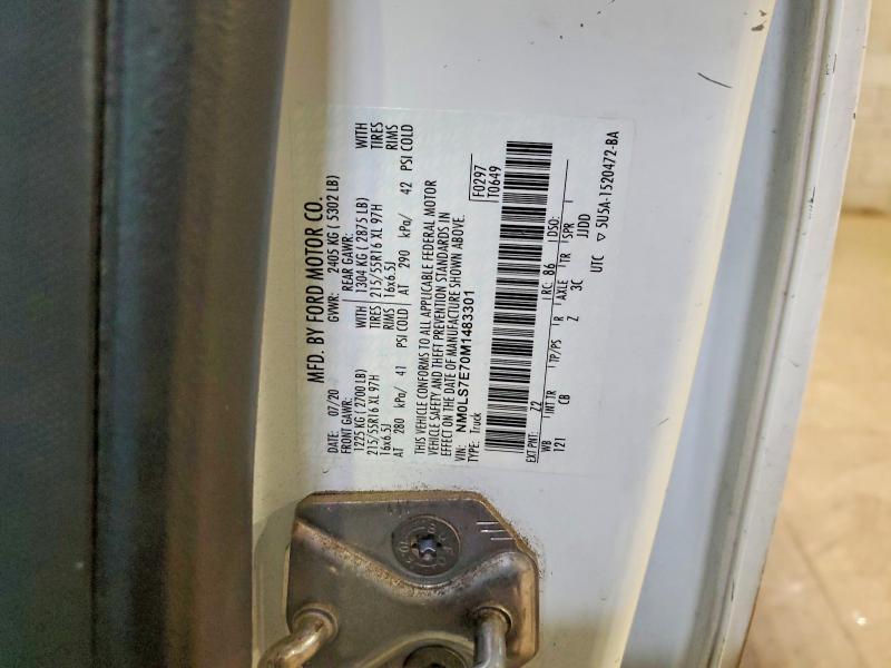 Продажа на аукционе авто 2021 Ford Transit Connect, vin: NM0LS7E70M1483301, номер лота: 53767636