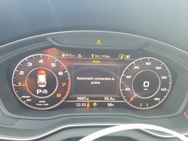 2020 Audi Q5 მანქანა იყიდება აუქციონზე, vin: WA1FNAFY5L2103237, აუქციონის ნომერი: 57320446