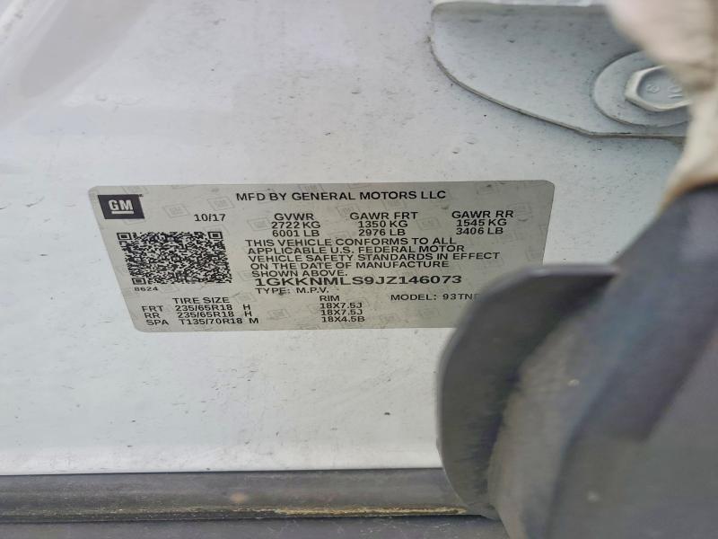 Продажа на аукционе авто 2018 Gmc Acadia, vin: 1GKKNMLS9JZ146073, номер лота: 55995936