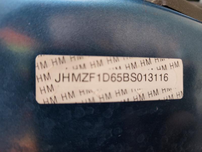 Aukcja sprzedaży 2011 Honda Cr-z, vin: JHMZF1D65BS013116, numer aukcji: 55422256
