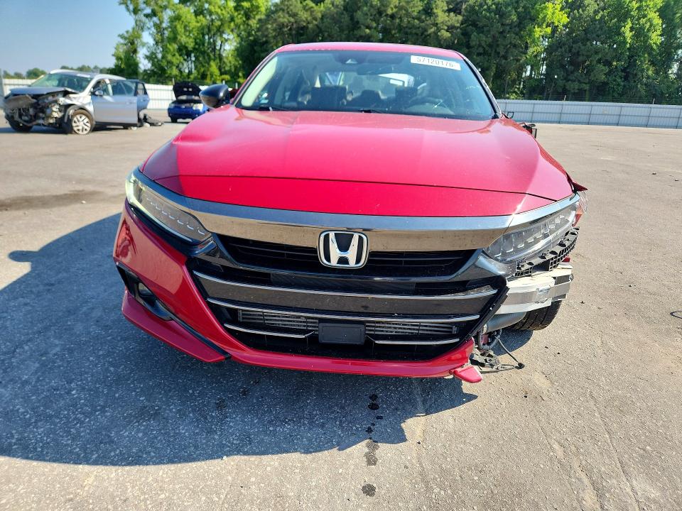 57120176 :رقم المزاد ، 1HGCV1F41MA121684 vin ، 2021 Honda Accord مزاد بيع
