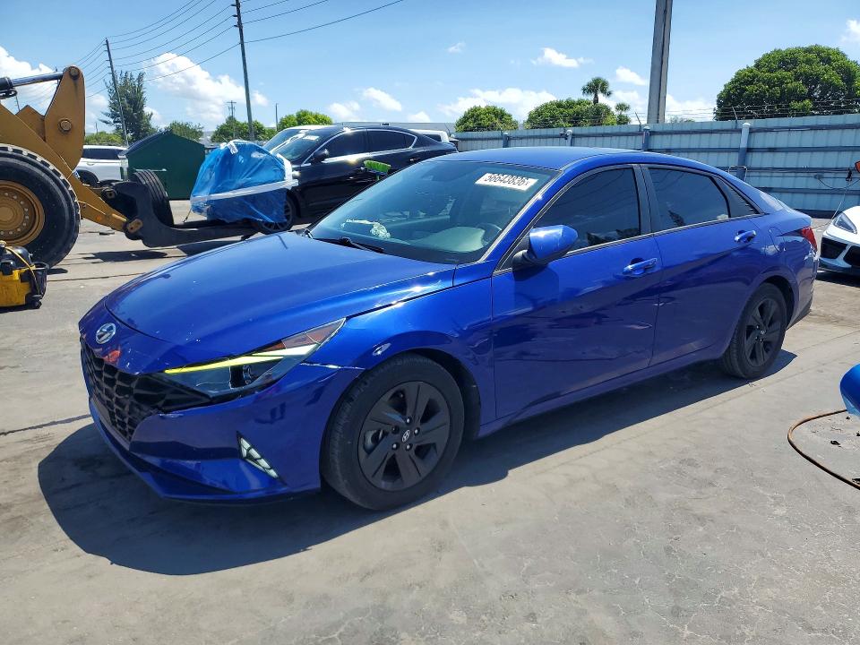 2021 Hyundai Elantra მანქანა იყიდება აუქციონზე, vin: 5NPLS4AG2MH012699, აუქციონის ნომერი: 56643836