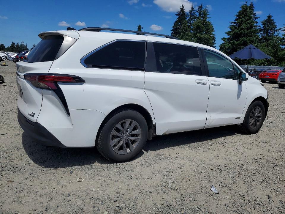Aukcja sprzedaży 2021 Toyota Sienna, vin: 5TDKRKEC9MS062433, numer aukcji: 57070356