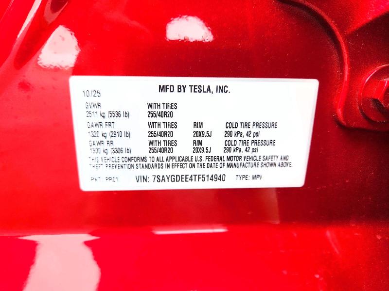 2026 Tesla Model Y მანქანა იყიდება აუქციონზე, vin: 7SAYGDEE4TF514940, აუქციონის ნომერი: 57891316