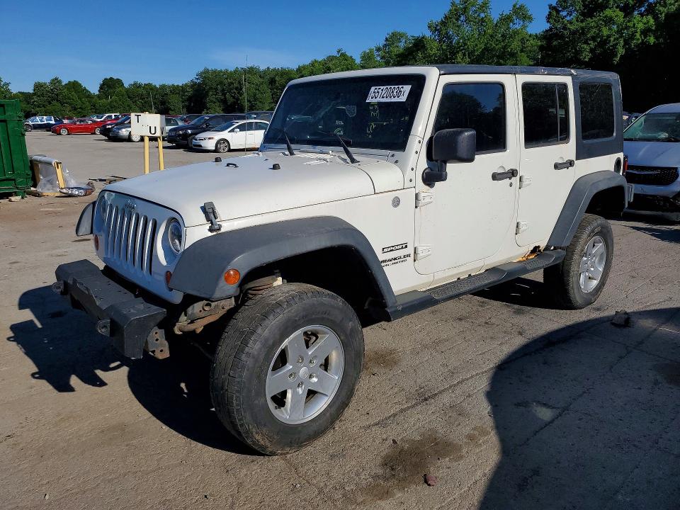 55120836 :رقم المزاد ، 1J4BA3H15AL120651 vin ، 2010 Jeep Wrangler Unlimited مزاد بيع