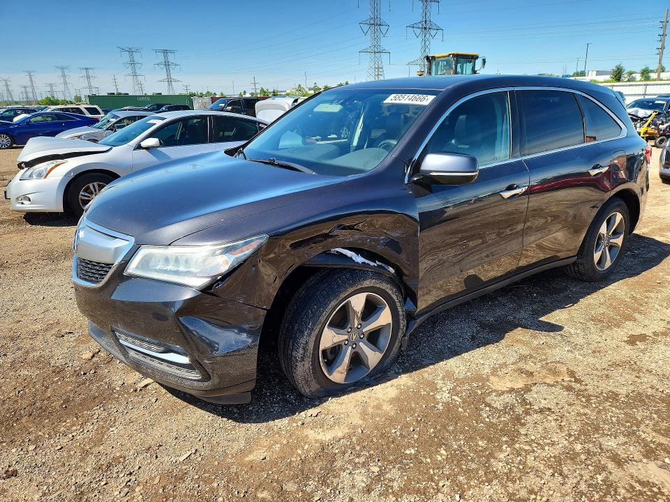 Продаж на аукціоні авто 2016 Acura Mdx, vin: 5FRYD4H27GB016789, номер лоту: 58514666