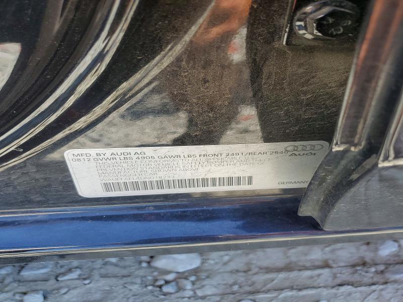 2013 Audi A4 მანქანა იყიდება აუქციონზე, vin: WAUFFAFL4DN018233, აუქციონის ნომერი: 55332456