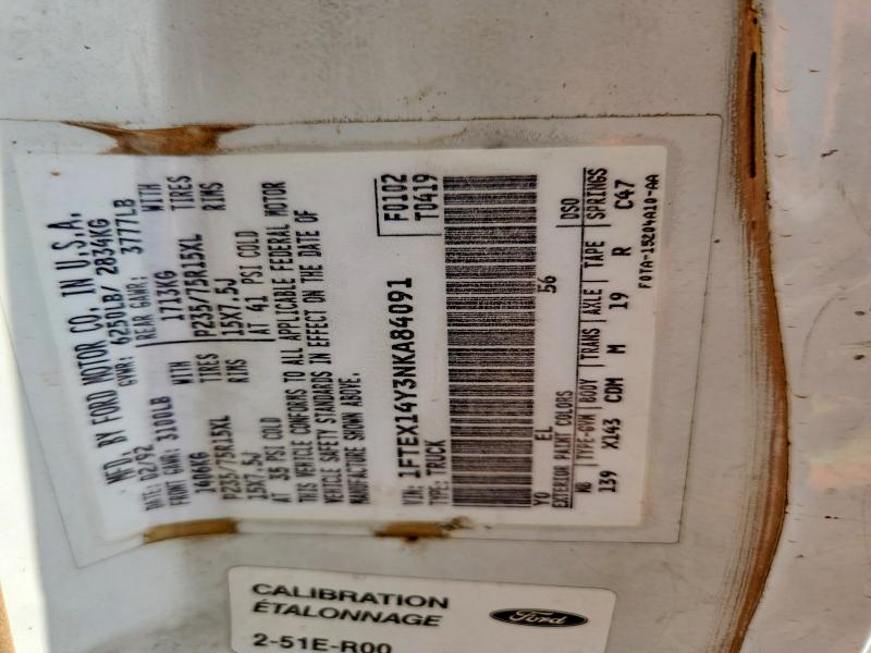 Aukcja sprzedaży 1992 Ford F150, vin: 1FTEX14Y3NKA84091, numer aukcji: 57160996