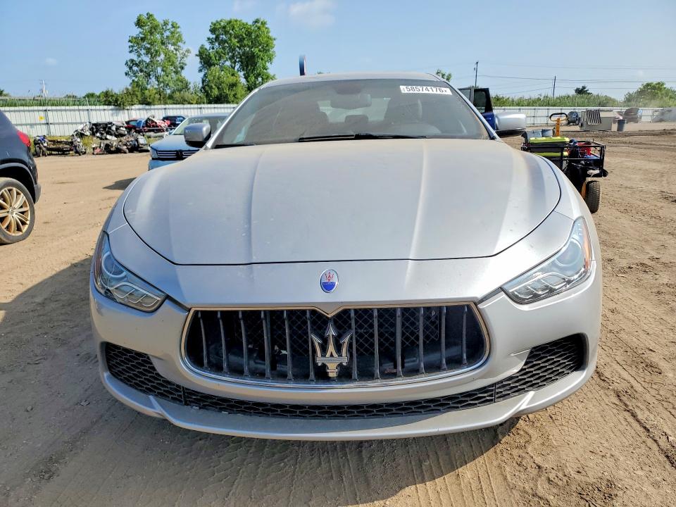 2014 Maserati Ghibli მანქანა იყიდება აუქციონზე, vin: ZAM57XSA2E1113283, აუქციონის ნომერი: 58574176