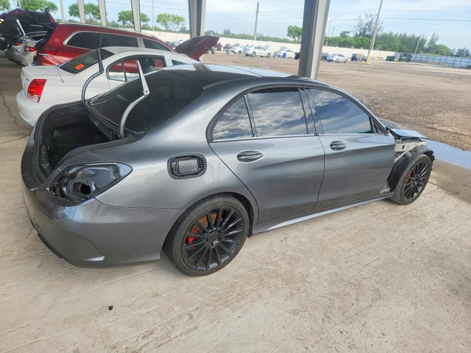 2018 Mercedes-benz C მანქანა იყიდება აუქციონზე, vin: WDDWF4JB2JR398637, აუქციონის ნომერი: 55742696