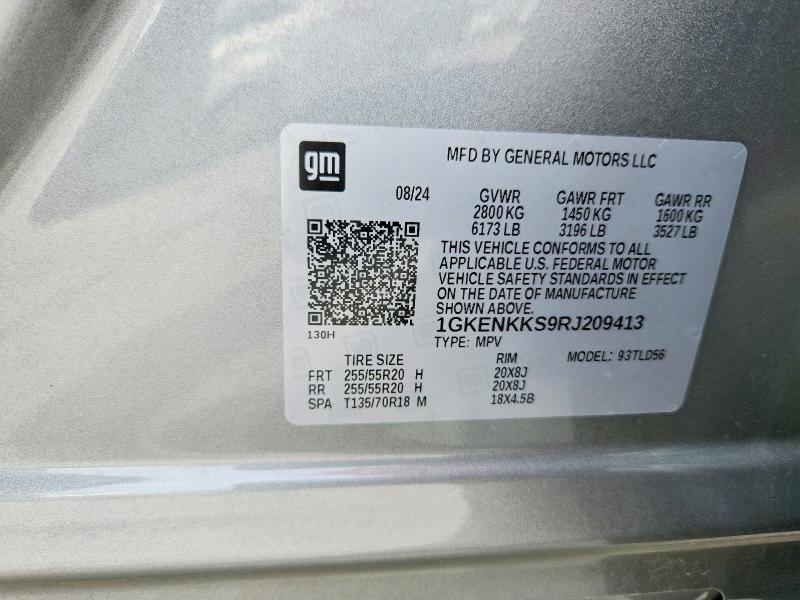 Продаж на аукціоні авто 2024 Gmc Acadia, vin: 1GKENKKS9RJ209413, номер лоту: 57380406