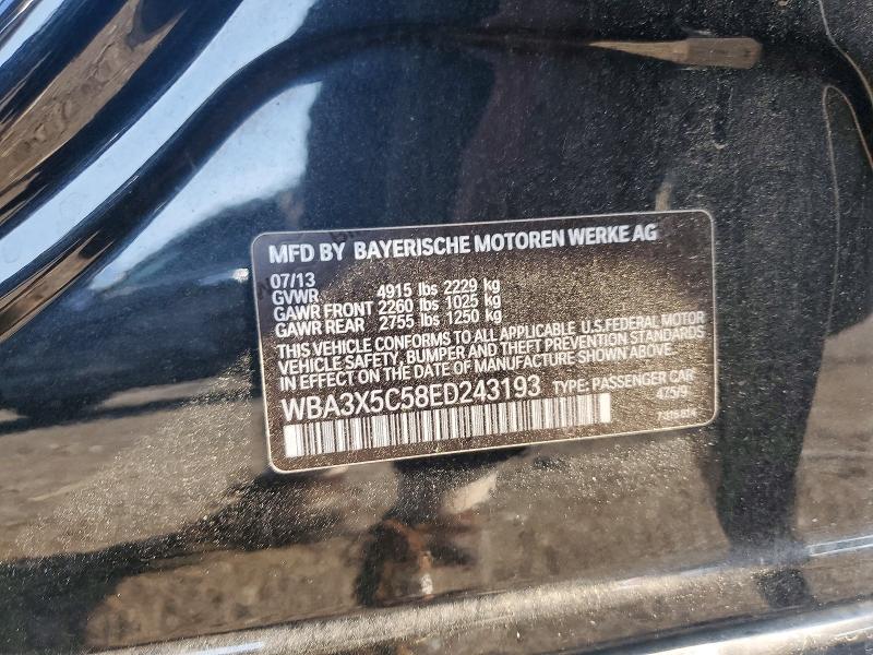 Aukcja sprzedaży 2014 Bmw 328, vin: WBA3X5C58ED243193, numer aukcji: 58394206