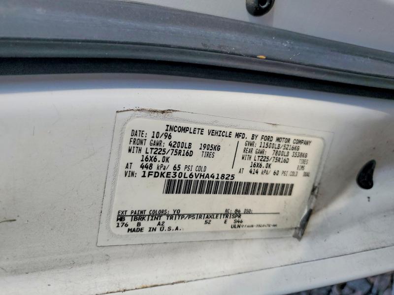 Aukcja sprzedaży 1997 Ford E350, vin: 1FDKE30L6VHA41825, numer aukcji: 53068286