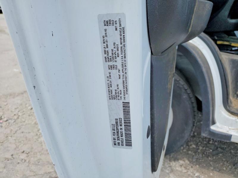 2023 Ram Promaster 1500 მანქანა იყიდება აუქციონზე, vin: 3C6LRVNG8PE599518, აუქციონის ნომერი: 56435426