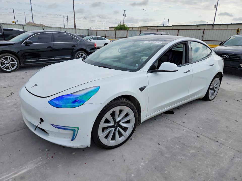 Продажа на аукционе авто 2022 Tesla Model 3, vin: 5YJ3E1EA9NF285537, номер лота: 58302336