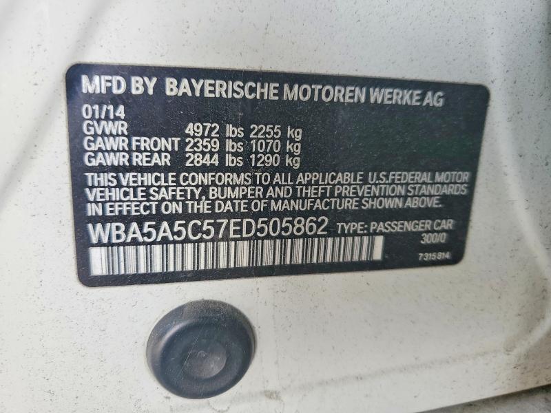 Продаж на аукціоні авто 2014 Bmw 528, vin: WBA5A5C57ED505862, номер лоту: 58324156