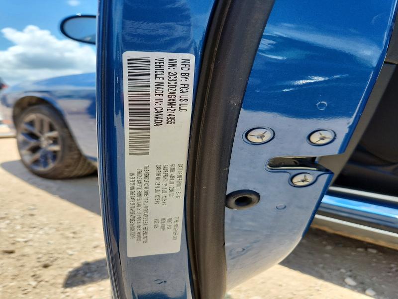 Продажа на аукционе авто 2022 Dodge Challenger, vin: 2C3CDZAGXNH214955, номер лота: 55079556