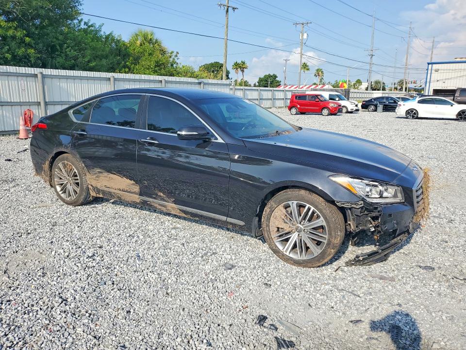 2018 Genesis G80 მანქანა იყიდება აუქციონზე, vin: KMHGN4JE4JU275412, აუქციონის ნომერი: 73344485