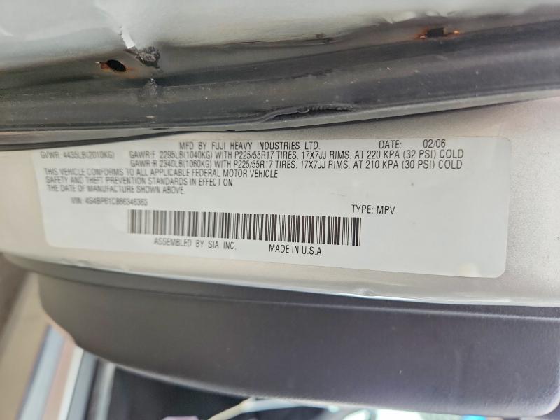 Продаж на аукціоні авто 2006 Subaru Legacy, vin: 4S4BP61C866346363, номер лоту: 59317146