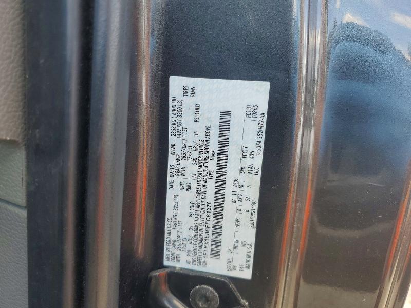 2015 Ford F150 მანქანა იყიდება აუქციონზე, vin: 1FTEX1E86FFC81376, აუქციონის ნომერი: 57752236