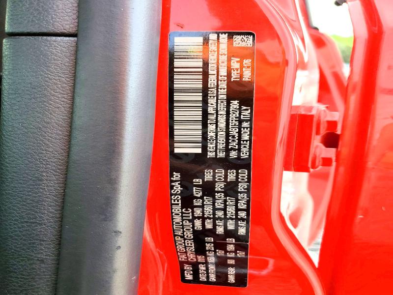 Продажа на аукционе авто 2015 Jeep Renegade, vin: ZACCJABT5FPB27904, номер лота: 57406076