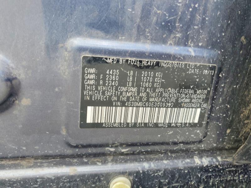 57330416 :رقم المزاد ، 4S3BMBC60E3009392 vin ، 2014 Subaru Legacy مزاد بيع