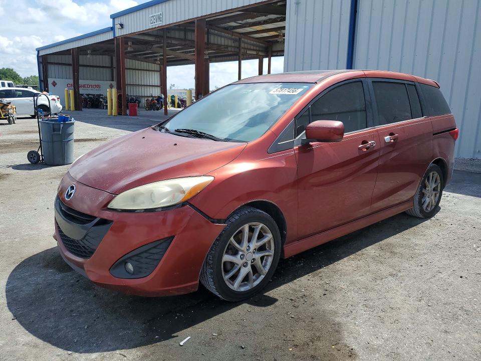 2012 Mazda 5 მანქანა იყიდება აუქციონზე, vin: JM1CW2CL6C0110178, აუქციონის ნომერი: 57817456